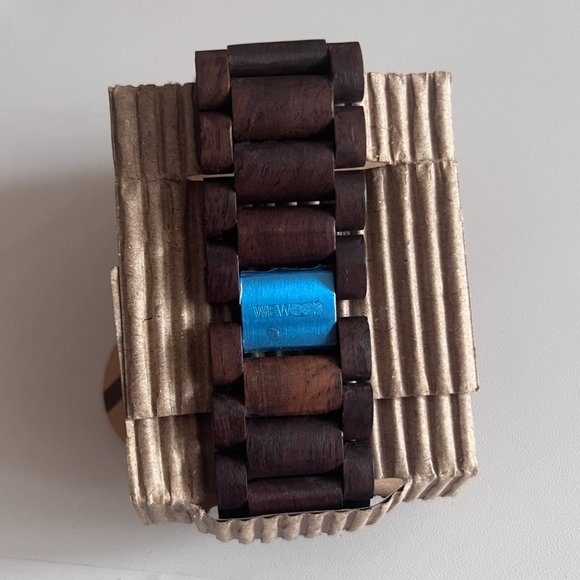 WeWood Chocolate Kappa Watch NIB - Picture 6 of 8
